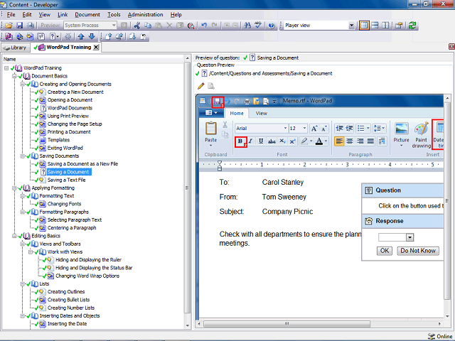 Screen image of this step