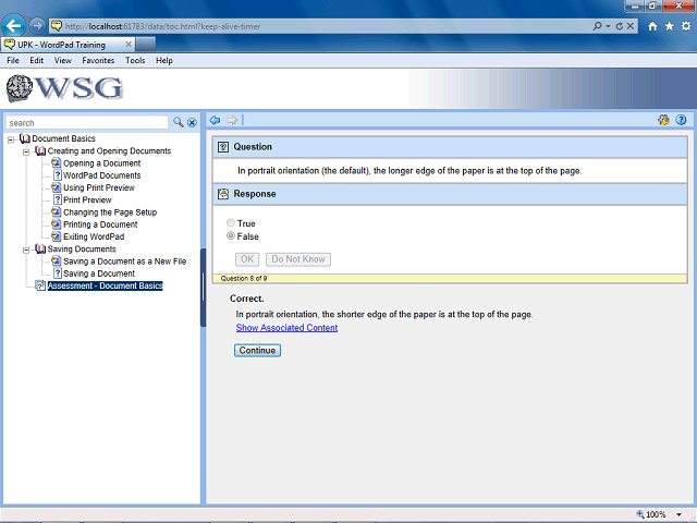 Screen image of this step