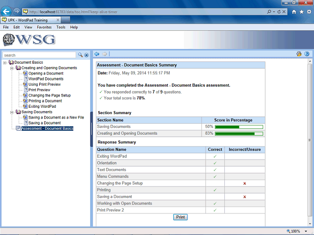 Screen image of this step