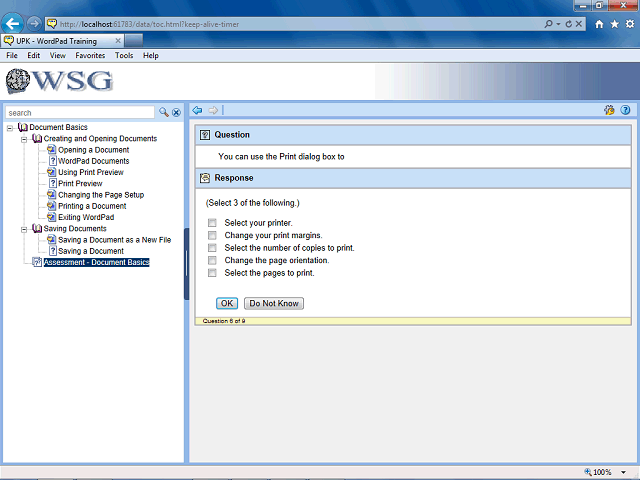 Screen image of this step