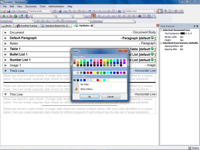 Screen image of this step