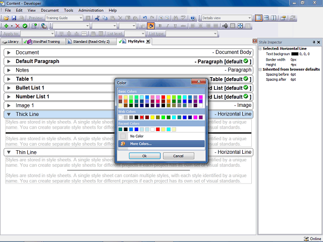 Screen image of this step