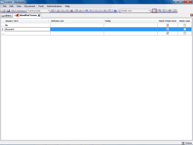 Screen image of this step
