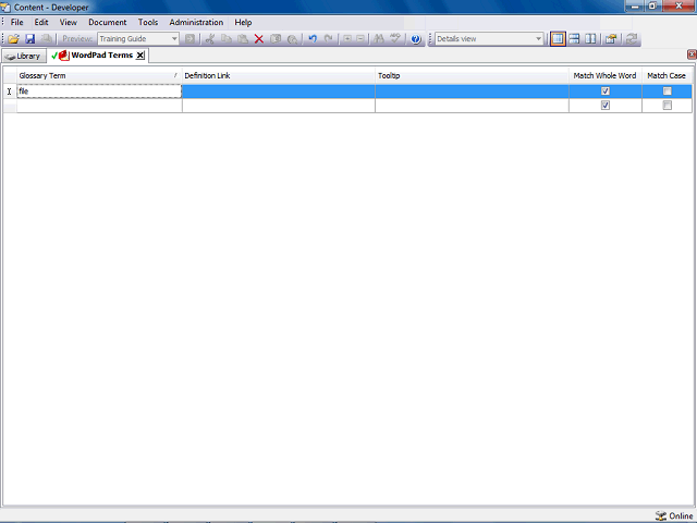 Screen image of this step
