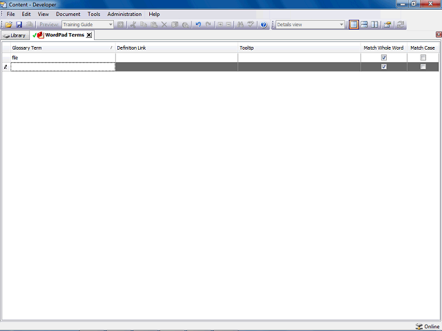 Screen image of this step