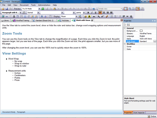 Screen image of this step
