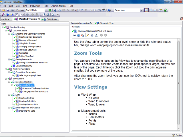 Screen image of this step
