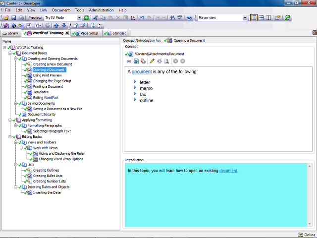 Screen image of this step