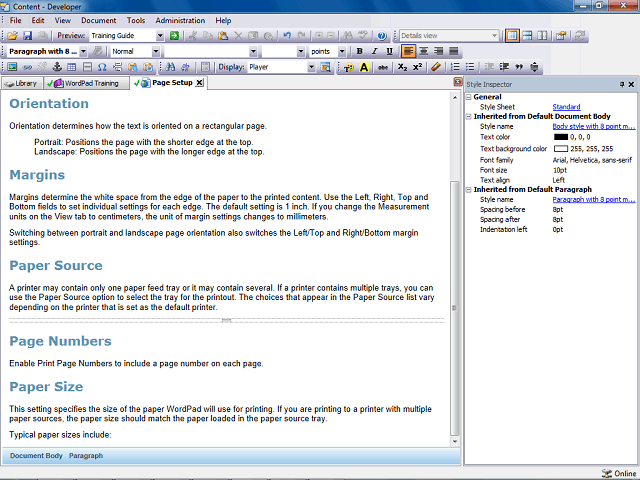 Screen image of this step