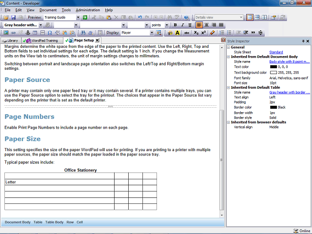 Screen image of this step