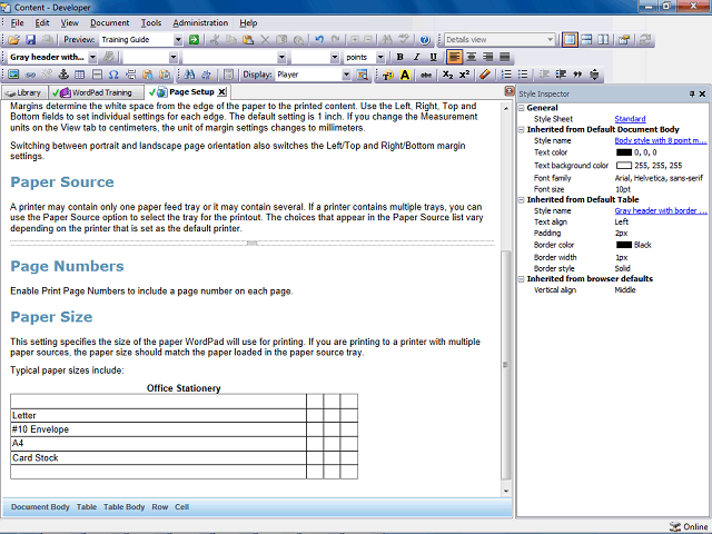 Screen image of this step