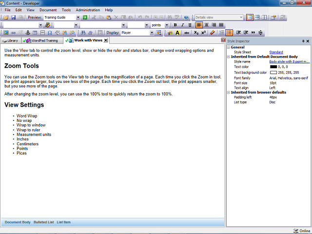 Screen image of this step