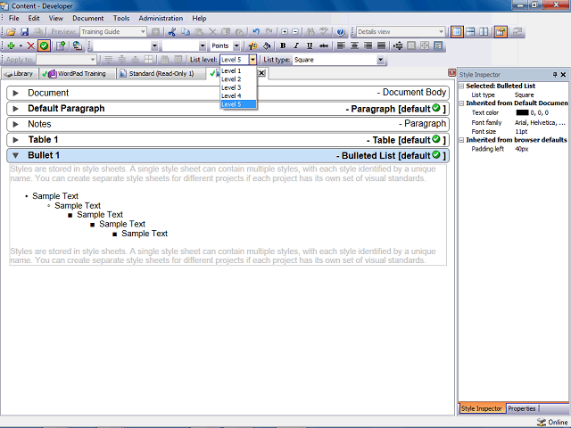 Screen image of this step