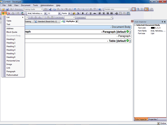 Screen image of this step