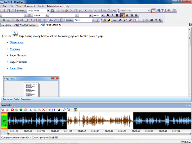 Screen image of this step