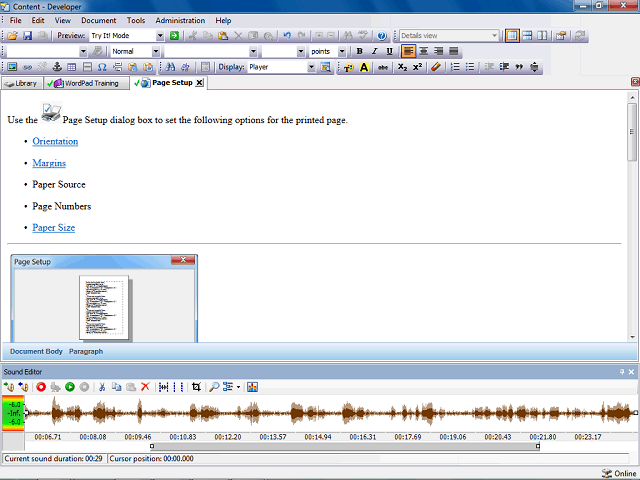 Screen image of this step