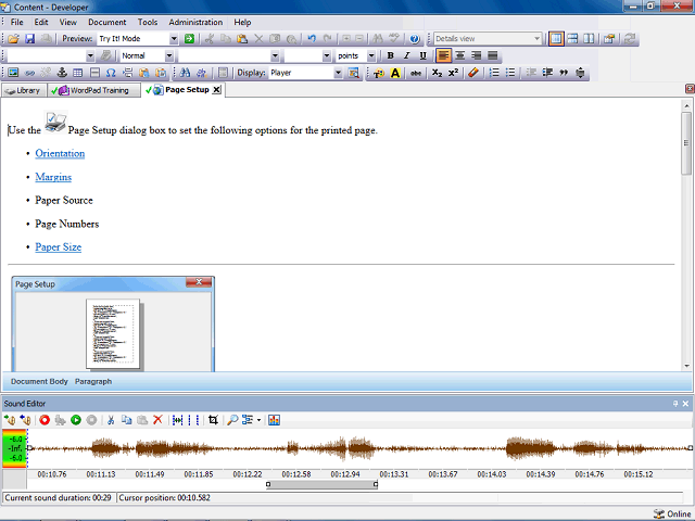 Screen image of this step