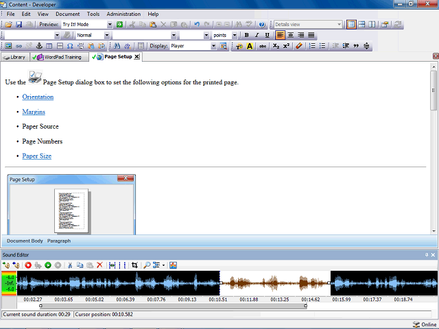 Screen image of this step