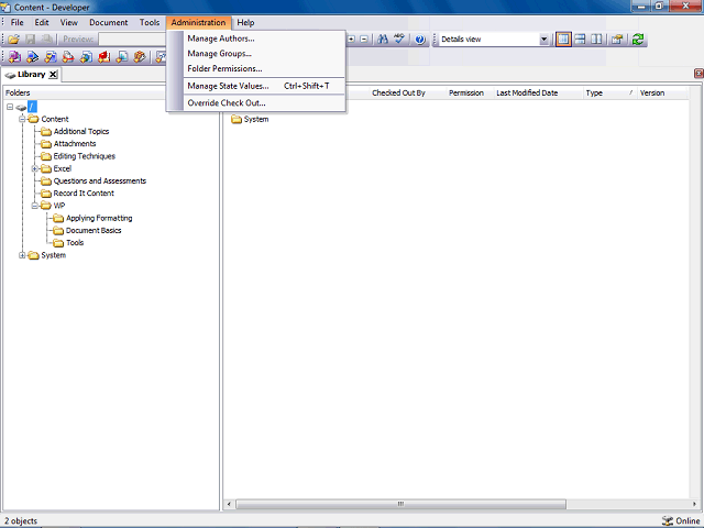 Screen image of this step