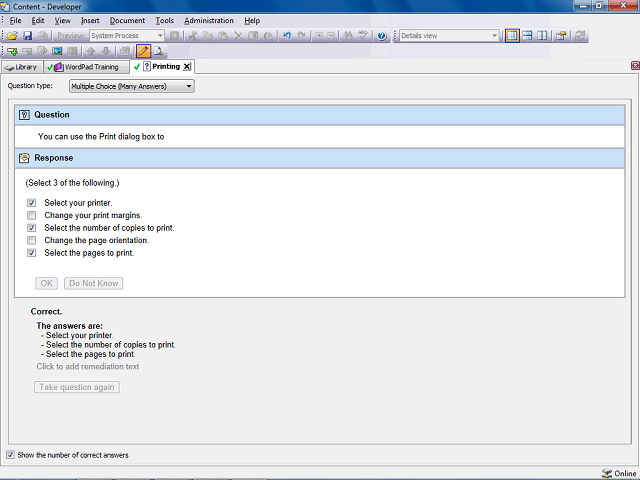 Screen image of this step
