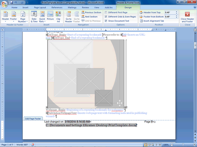 Screen image of this step