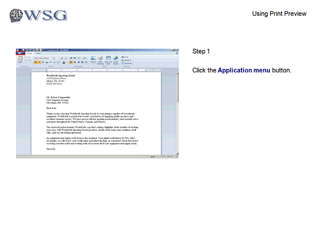 Screen image of this step