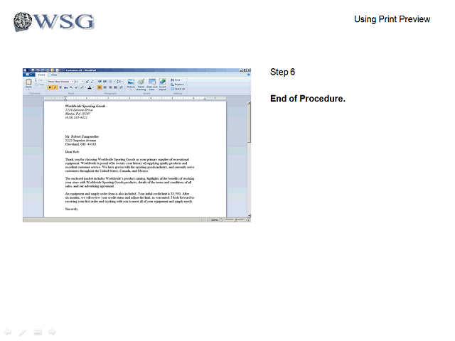 Screen image of this step