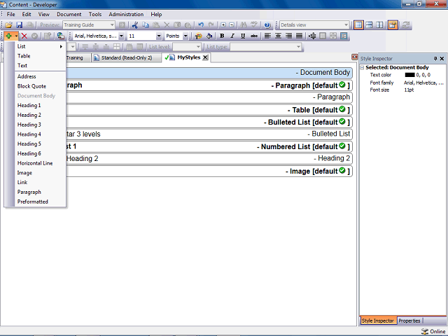 Screen image of this step