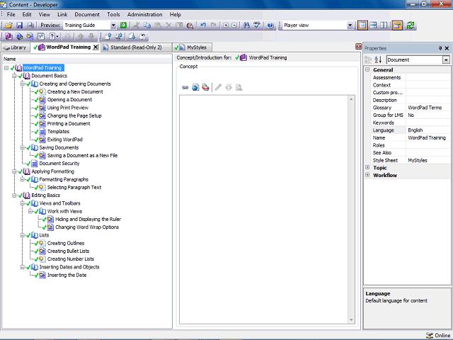 Screen image of this step