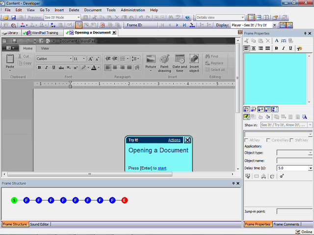 Screen image of this step