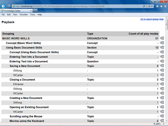 Screen image of this step