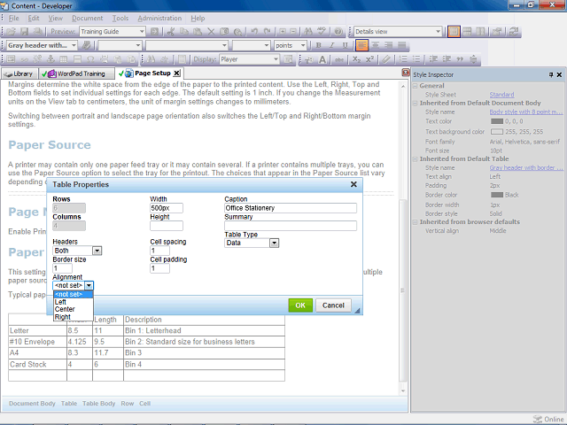 Screen image of this step