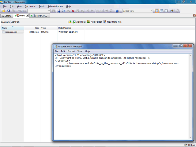 Screen image of this step