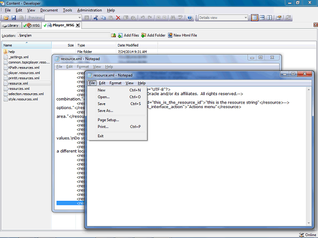 Screen image of this step