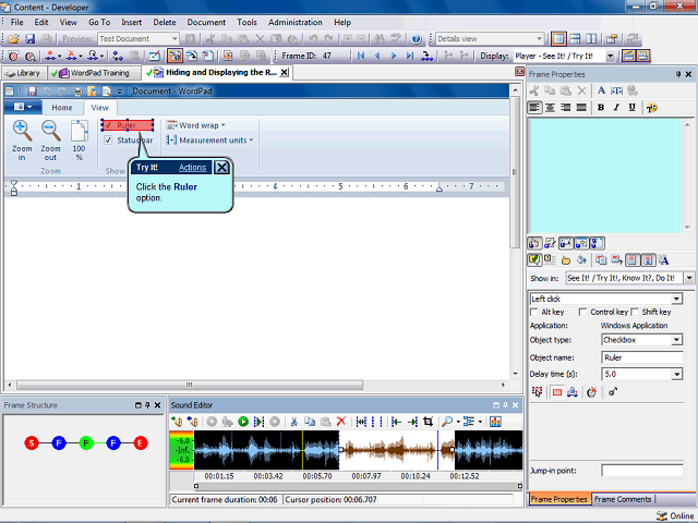 Screen image of this step