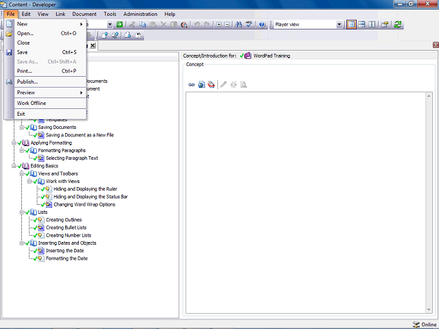 Screen image of this step
