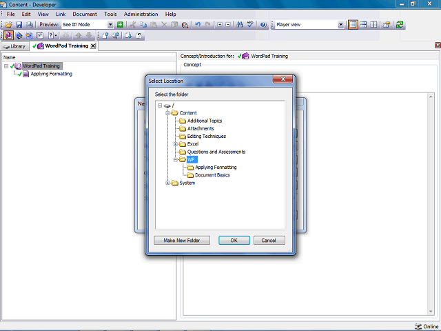 Screen image of this step