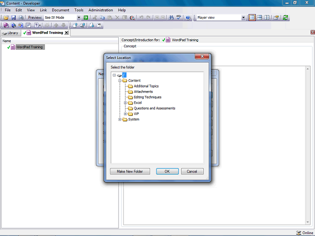 Screen image of this step