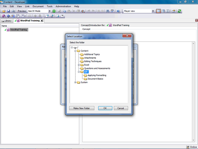 Screen image of this step