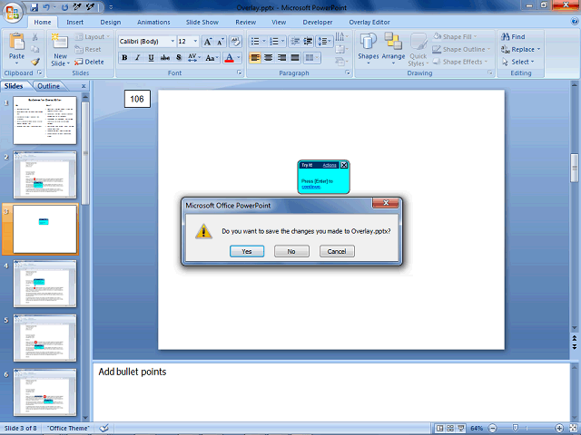 Screen image of this step