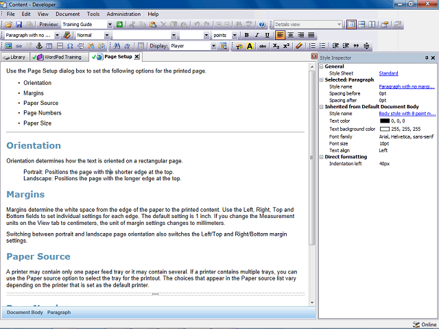 Screen image of this step