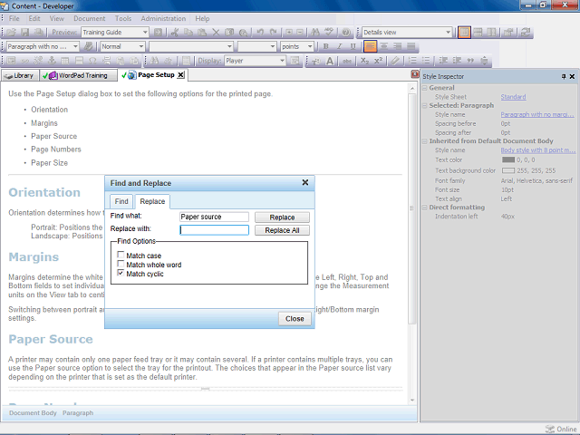 Screen image of this step