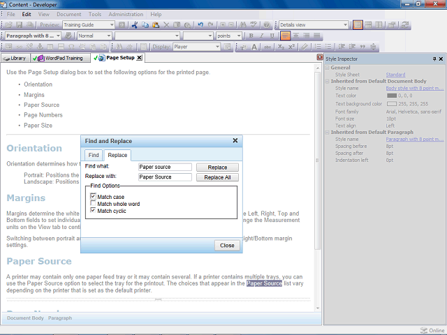 Screen image of this step