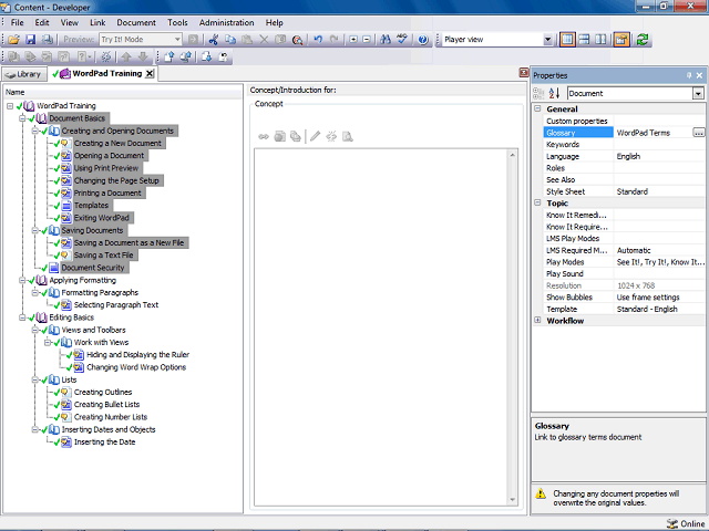 Screen image of this step