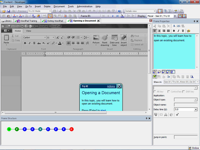 Screen image of this step