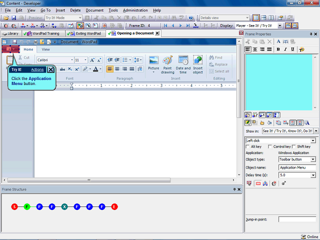 Screen image of this step