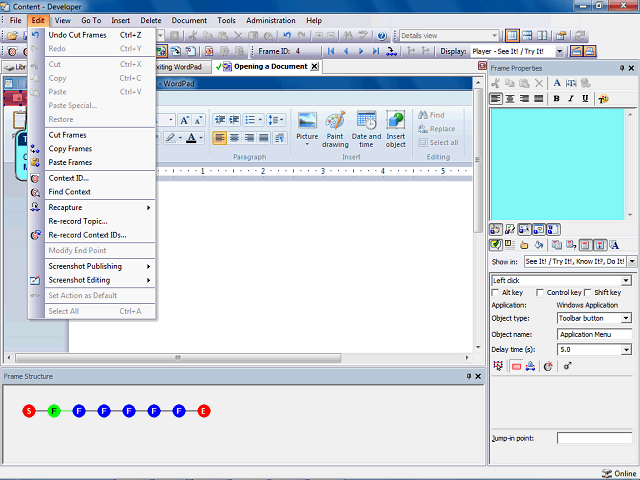 Screen image of this step