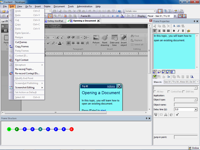 Screen image of this step