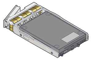 image:Illustration showing the Oracle 3.2 TB NVMe SSD with bracket