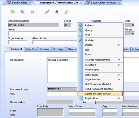document master form